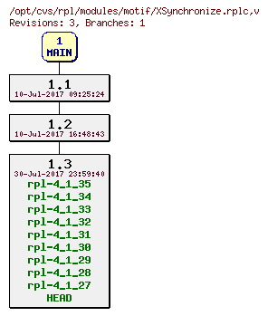 Revision graph of rpl/modules/motif/XSynchronize.rplc